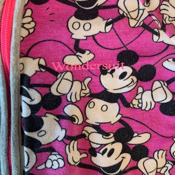BONDS X DISNEY Mickey Mouse Wondersuit Girls 6-12 0 Zippy Onesie Romper Pajamas - Picture 3 of 8
